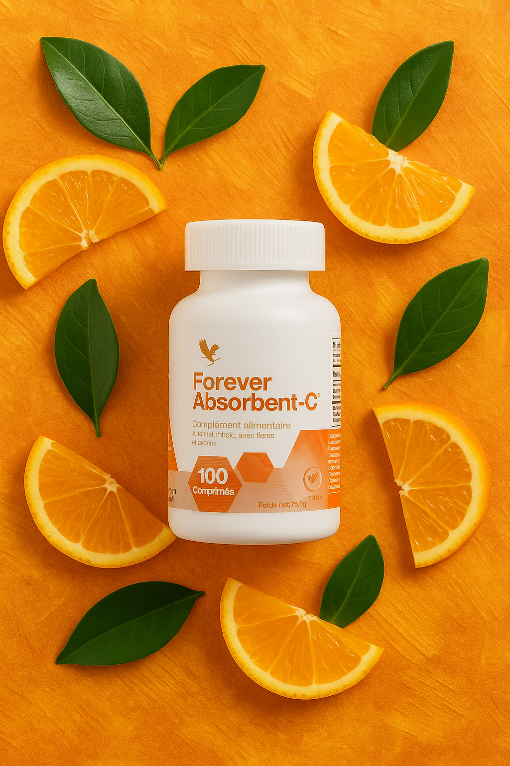 مكمل غذائي يحتوي على فيتامين C طبيعي من مصادر نباتية