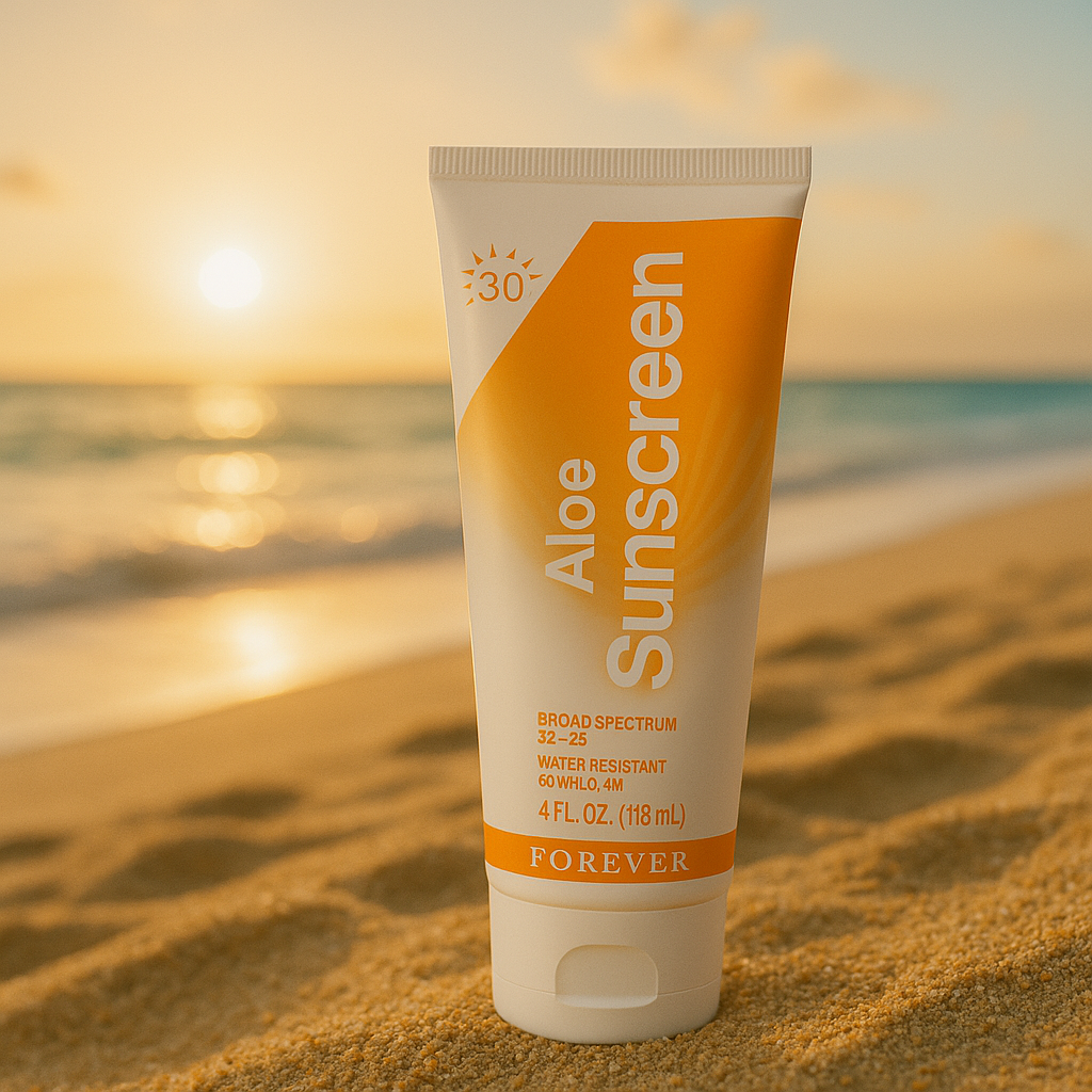 واقي الشمس بالألوفيرا